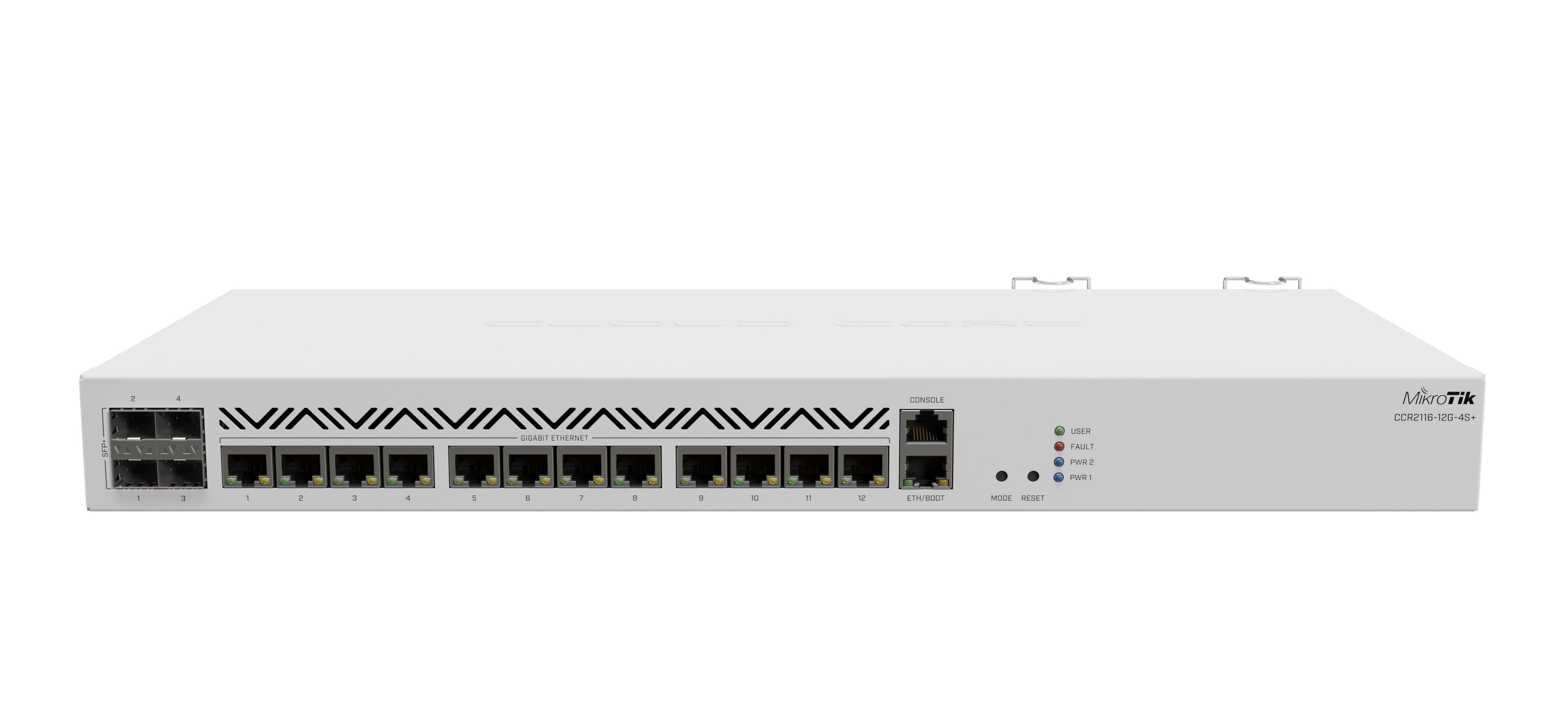 MikroTik Cloud Core 12 Port Gigabit 4SFP+ 16 Core Router | MT-RBCCR2116-12G-4S+