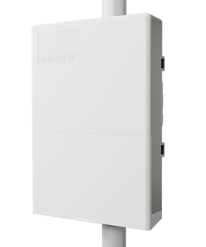 MikroTik netFiber 9 outdoor switch with 5 SFP, 4 SFP+, 1 Ethernet ports
