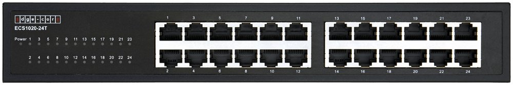Edge-Core 24 Port Gigabit Unmanaged Switch, rack-mountable